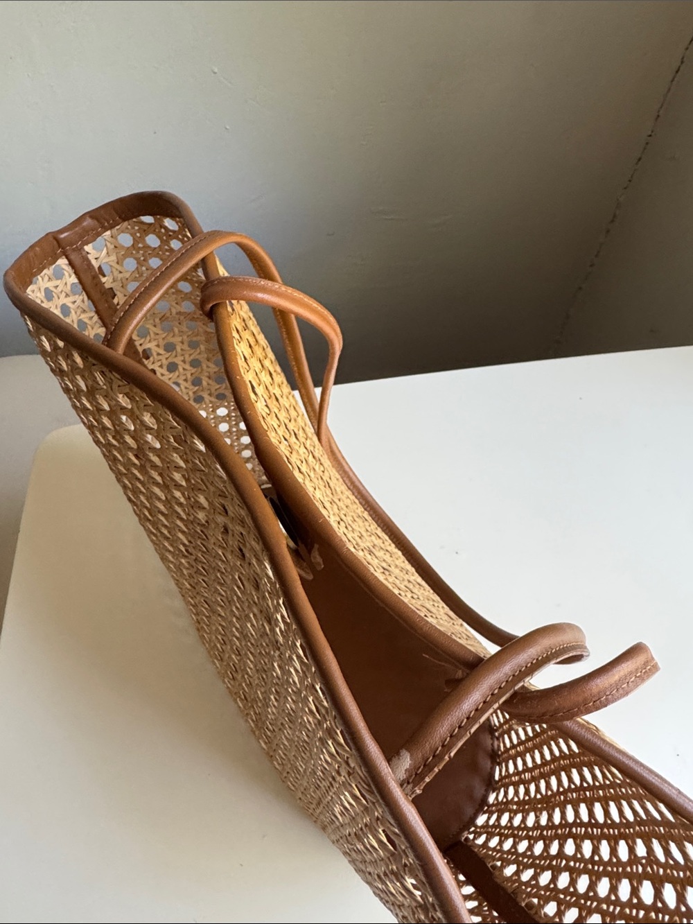 Bembien Mira Bag Large - Rattan in Copper - Picture 11 of 12